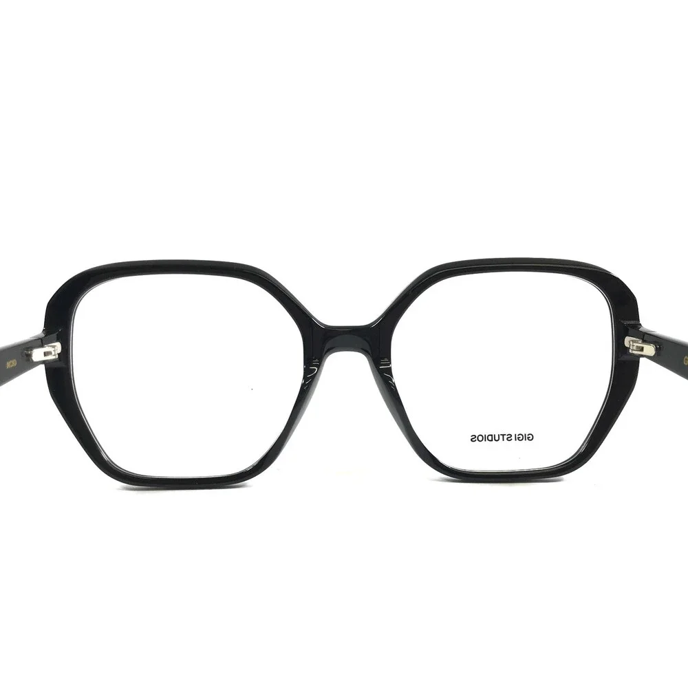 Gigi Studios Eyeglasses Frames ACID 6940/1 Black Butterfly Full Rim 53-19-140